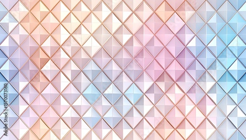 Wide-format seamless texture of diamond mesh patterns over gradient tones with faint shadows and a soft-glow finish