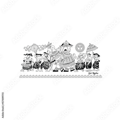 ornamental floral design a classic black and white floral design element featuring elegant, curved leaves and intricate detailing. perfect for use in decorative borders, logos