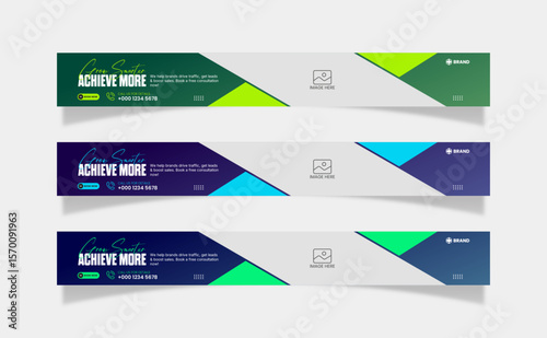 Leaderboard Ad banner template for Website and Marketing