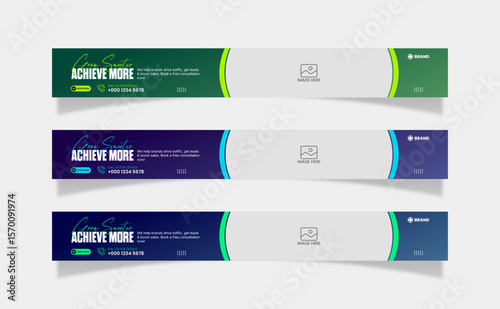 Leaderboard Ad banner template for Website and Marketing