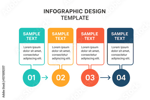 Vector illustration featuring an infographic design template where you can insert your data