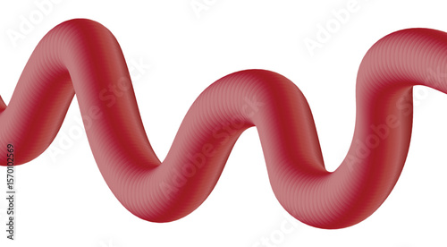 Blend Flowing 3D Maroon Abstract Design Background Art Vector Illustration