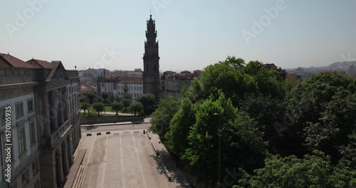 Clerigos Church At Porto In Porto District Portugal.