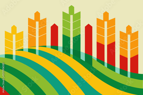 green city background