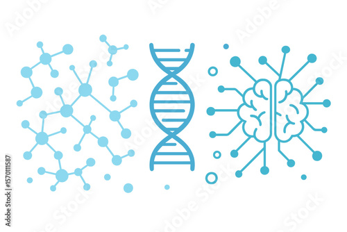 Innovation technology, science, healthcare, and medicine rely on molecular structure, genetic engineering, DNA molecules, and neural networks, all of which are driven by scientific research