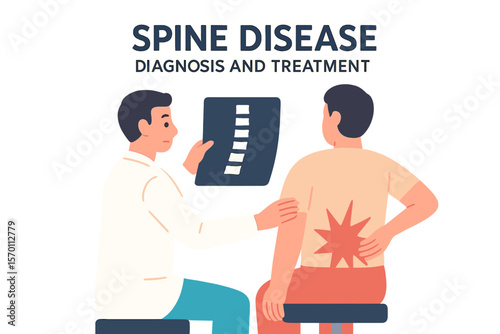 Chiropractic care involves diagnosing and treating spinal problems and pain, with chiropractors focusing on the back and utilizing natural osteopathic methods, as illustrated in medical concepts