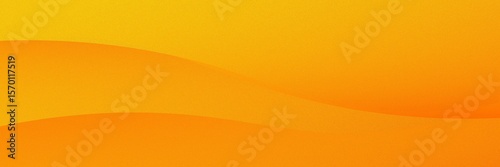 Abstract orange rough texture background bright color wave shape orange background noisy wide banner header design.