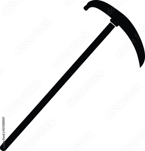 crowbar on white background.eps