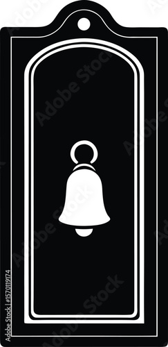 doorbell on white background.eps