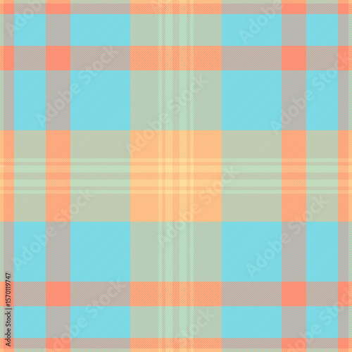 Pastel plaid pattern. Soft, summery colors create a cheerful, calming texture ideal for textile design, websites, or branding.