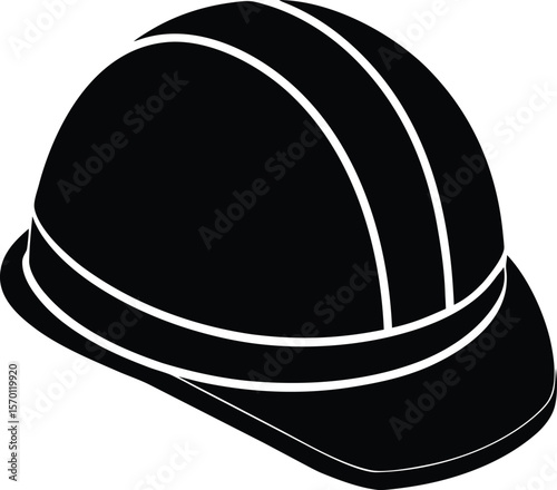 hard hat on white background.eps