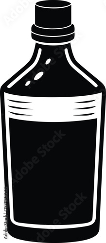 mouthwash on white background.eps