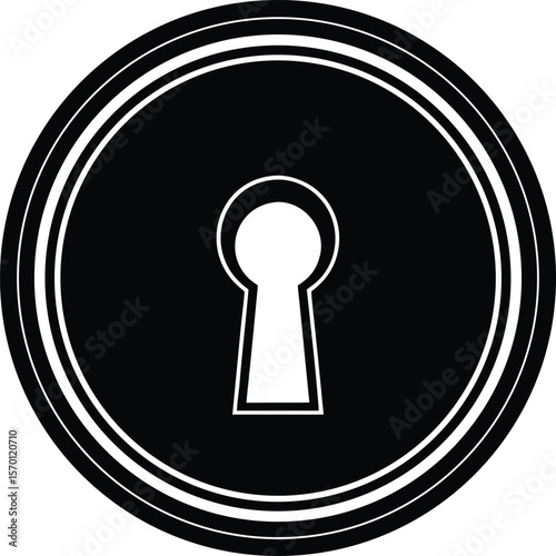 peephole on white background.eps