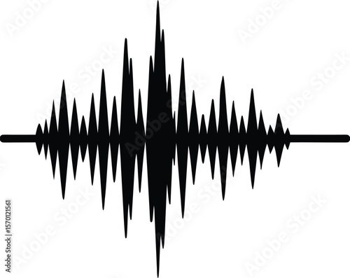 seismograph on white background.eps