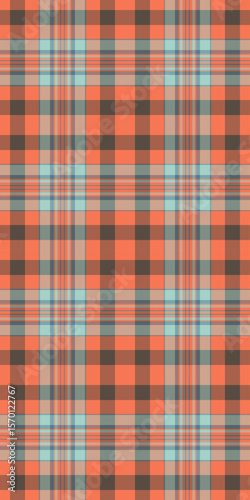 Post tartan texture check, turkish fabric seamless plaid. Art pattern background textile vector in red and pastel colors.