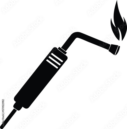 welding torch on white background.eps