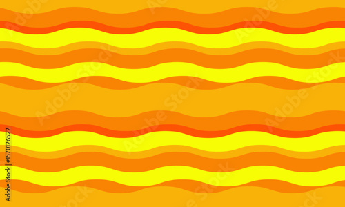 Vibrant, wavy abstract background in sunny orange and yellow hues. Perfect for website banners, textile prints, or cheerful, summery designs. Evokes warmth, energy, and optimism.