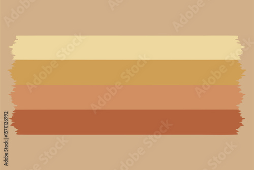 Neutral Gradient Color Wash on Canvas