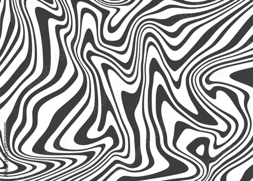 Abstract black and white marbled or liquid background. Pattern for fabric, banners, flyers, posters