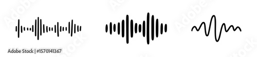 Sketch doodle sound wave. Music sound waveform icon. Radio frequency concept. Noice waveform. Seismograph scale. Music volume handdwritten soundwave line. Audio voice