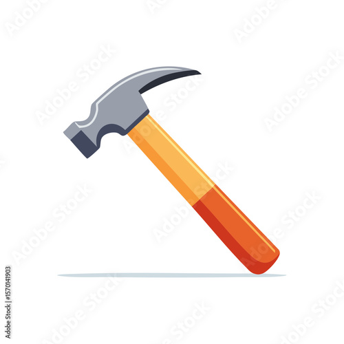 Hammer Tool Icon Isolated on a Transparent Background