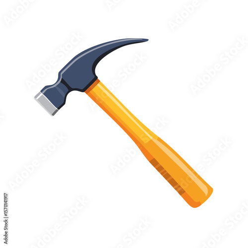 Hammer Tool Icon Isolated on a Transparent Background
