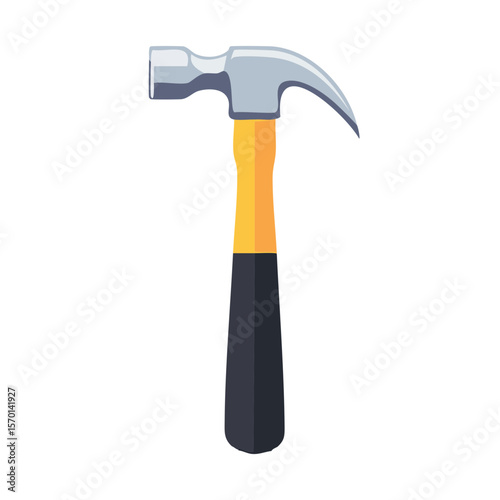 Hammer Tool Icon Isolated on a Transparent Background