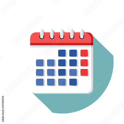 Calendar icon showing dates and deadlines for reminders and scheduling appointments