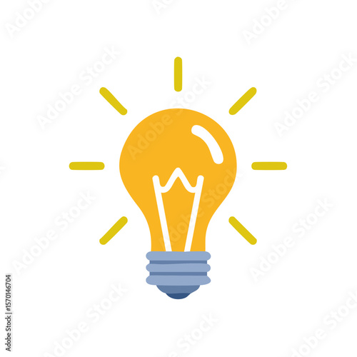 Illuminated Lightbulb on Dark Backdrop Depicting Innovation and Creative Ideas