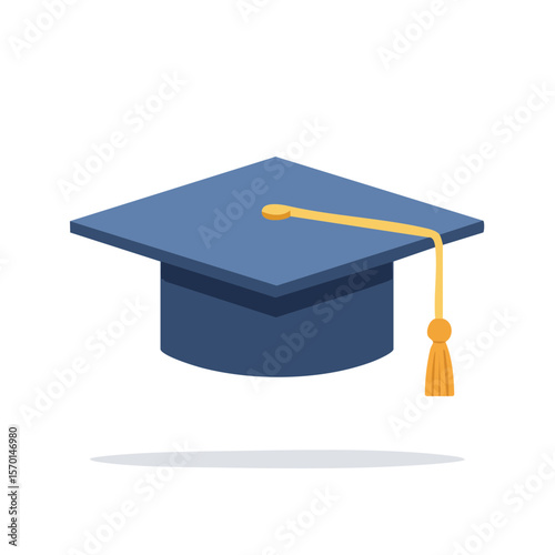 Graduation Cap Symbolizing Academic Achievement and Higher Education Degrees Celebrations and University Graduation Ceremony