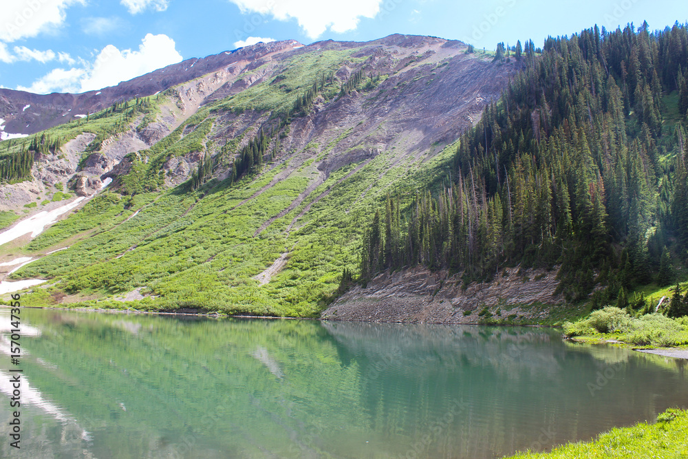Fototapeta premium mountain lake in the mountains