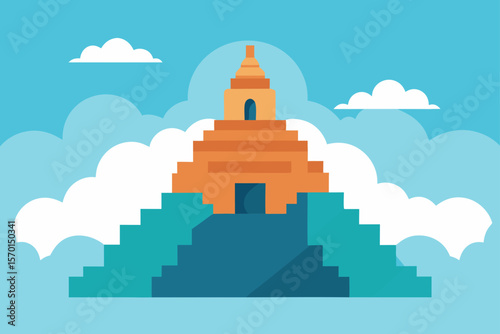 An Ancient Mountain Temple Hidden Among Clouds