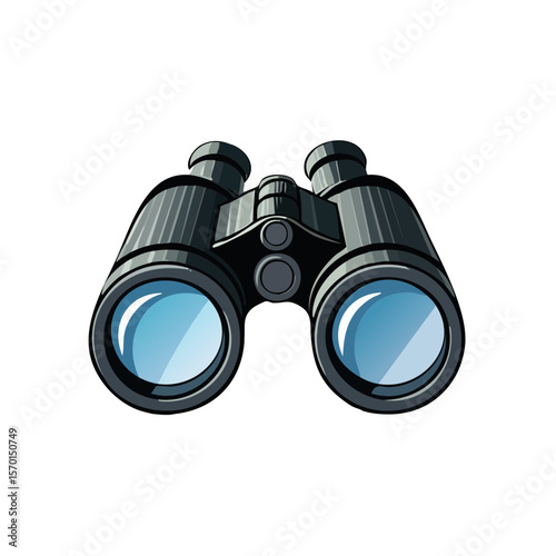 Binoculars Isolated on a Transparent Background