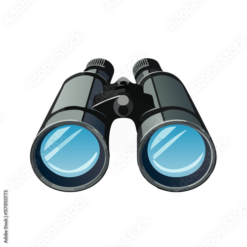Binoculars Isolated on a Transparent Background