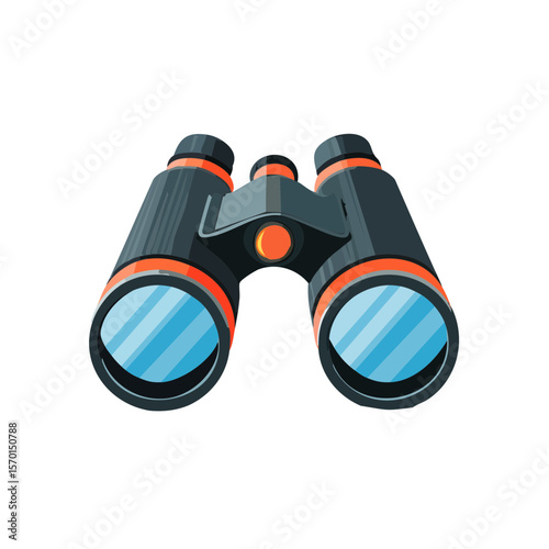 Binoculars Isolated on a Transparent Background