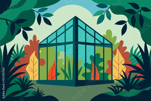 Overgrown Greenhouse a Forgotten Botanical Paradise