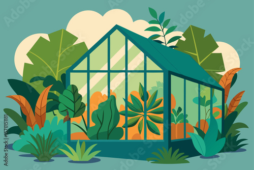 Overgrown Greenhouse a Forgotten Botanical Paradise