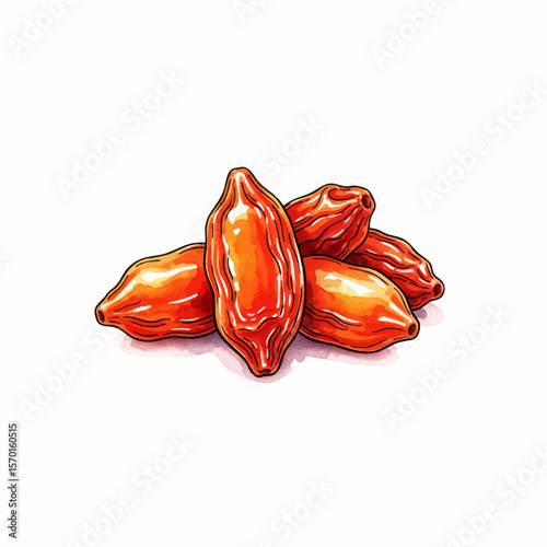 A Cluster of Goji Berries