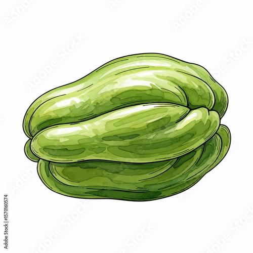 A Green Chayote
