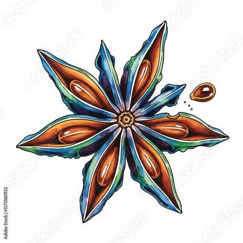 A Star Anise Pod