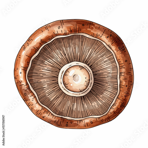 A Portobello Mushroom Cap