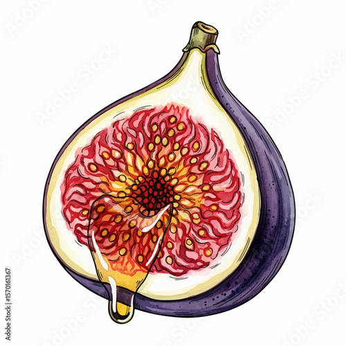 An Oozing Ripe Fig