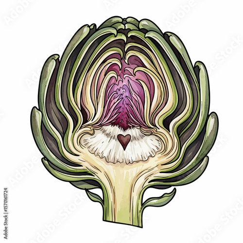 An Open Artichoke
