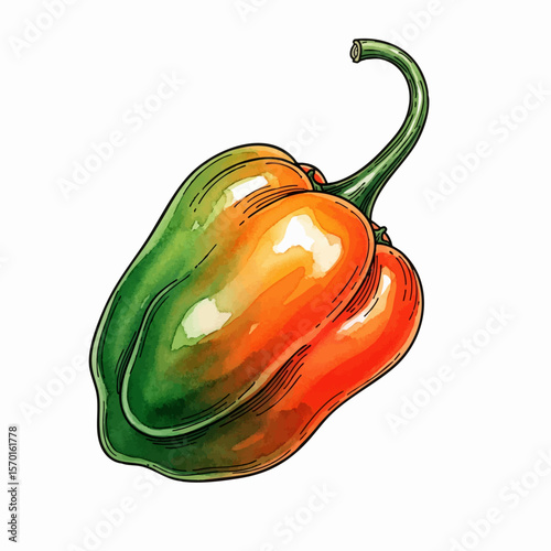 A Ripening Habanero