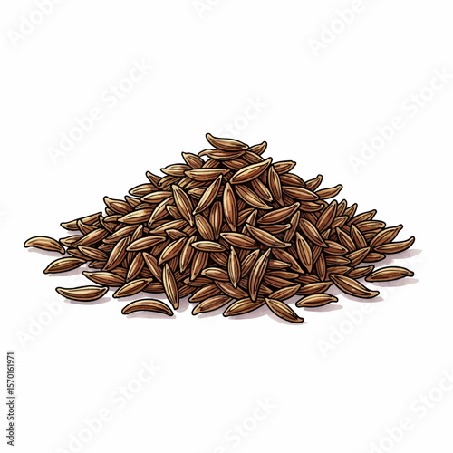 A Pile of Cumin Seeds