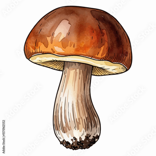 A Brown Mushroom