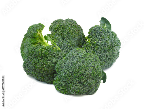 Wallpaper Mural Stack Broccoli on white background Torontodigital.ca