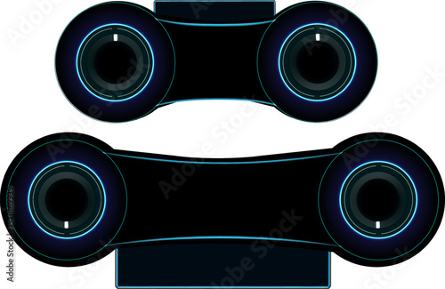 High-tech car dashboard display showing modern controls and sleek design features.