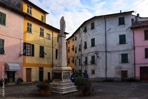 narrow street in the old town