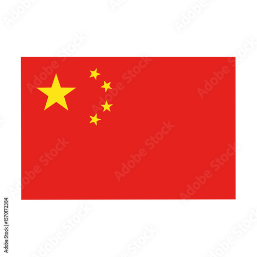 Free Download Bright Red Flag with Golden Stars Symbolizing National Identity and Sovereignty - GFXLoad